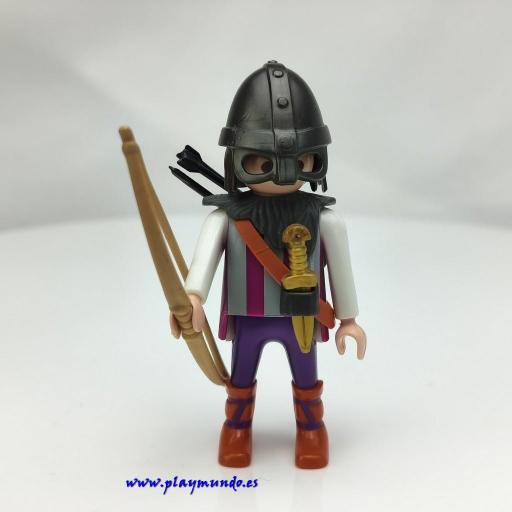 PLAYMOBIL GUERRERO CABALLERO MEDIEVAL ARQUERO MUÑECO CLICK  MOD1034 [0]