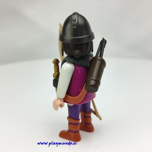 PLAYMOBIL GUERRERO CABALLERO MEDIEVAL ARQUERO MUÑECO CLICK  MOD1034 [1]