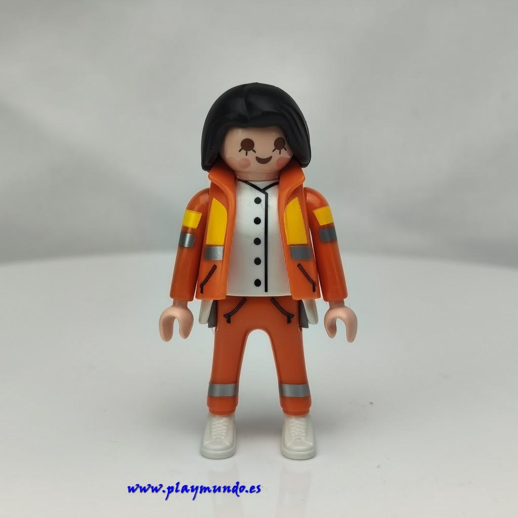 PLAYMOBIL MUJER BAÑADOR AZUL MUÑECO CLICK MOD276