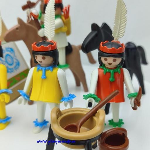 PLAYMOBIL 3483 POBLADO INDIO (AÑO 1980 - 1990) [2]