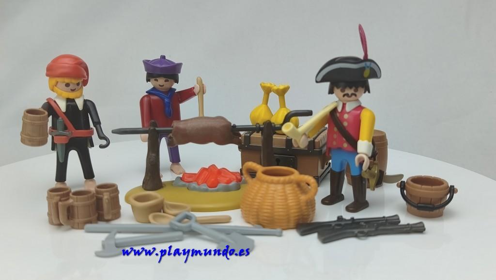 PLAYMOBIL 3794 BANQUETE FESTIN DE LOS PIRATAS (AÑO 1991 - 1995)