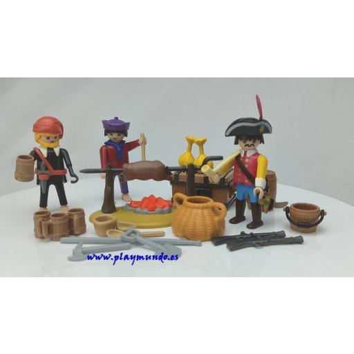 PLAYMOBIL 3794 BANQUETE FESTIN  DE LOS PIRATAS (AÑO 1991 - 1995) [0]
