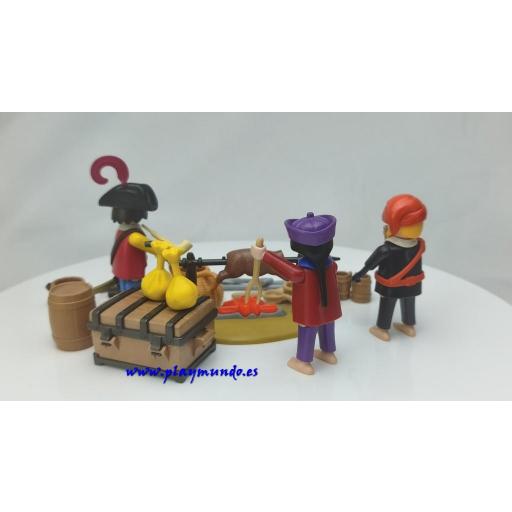 PLAYMOBIL 3794 BANQUETE FESTIN  DE LOS PIRATAS (AÑO 1991 - 1995) [4]