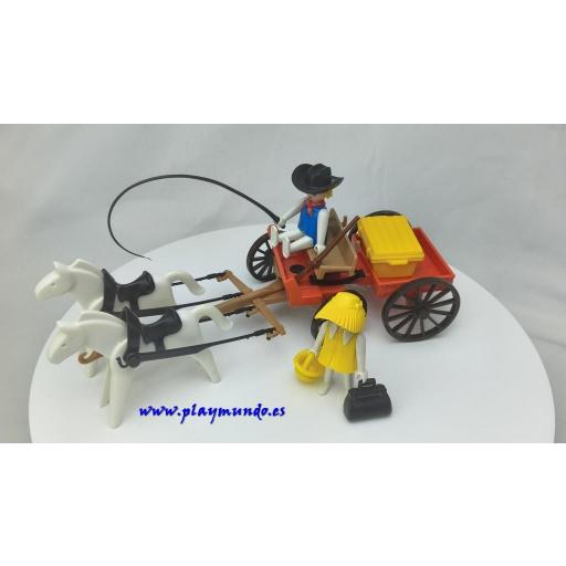 PLAYMOBIL 3587 CARRETA DEL OESTE (AÑO 1983 - 1987) [1]
