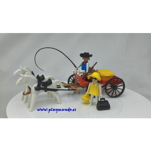 PLAYMOBIL 3587 CARRETA DEL OESTE (AÑO 1983 - 1987) [2]
