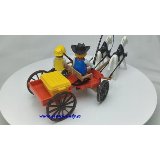 PLAYMOBIL 3587 CARRETA DEL OESTE (AÑO 1983 - 1987) [4]