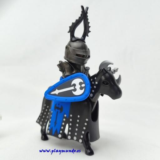 PLAYMOBIL 3315 CABALLERO NEGRO MEDIEVAL (AÑO 2004)