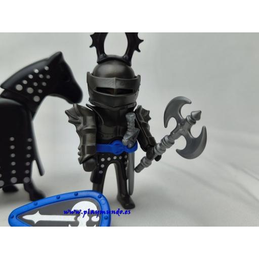 PLAYMOBIL 3315 CABALLERO NEGRO MEDIEVAL (AÑO 2004) [3]