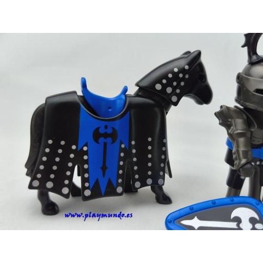 PLAYMOBIL 3315 CABALLERO NEGRO MEDIEVAL (AÑO 2004) [2]