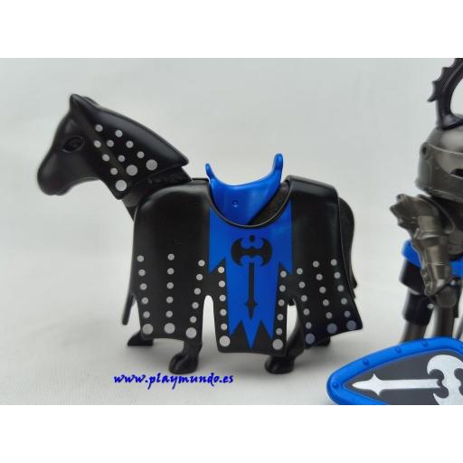PLAYMOBIL 3315 CABALLERO NEGRO MEDIEVAL (AÑO 2004) [1]