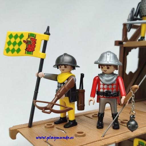 PLAYMOBIL 3887 TORRE DE ASALTO MEDIEVAL (AÑO 1997 - 2004) [6]
