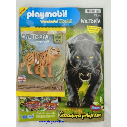 PLAYMOBIL REVISTA WILTOPIA Nº 9 (JULIO 2026) Con figura de tigre. [0]