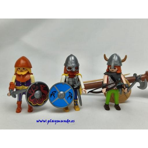 PLAYMOBIL 3153 VIKINGOS CON ARIETE (AÑO 2002 - 2006) [1]