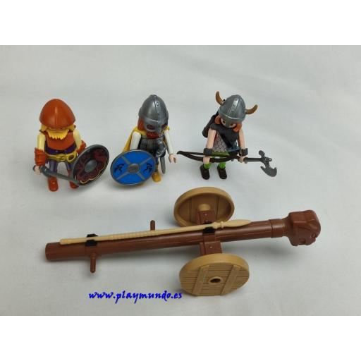 PLAYMOBIL 3153 VIKINGOS CON ARIETE (AÑO 2002 - 2006) [3]
