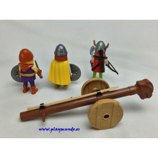 PLAYMOBIL 3153 VIKINGOS CON ARIETE (AÑO 2002 - 2006) [4]