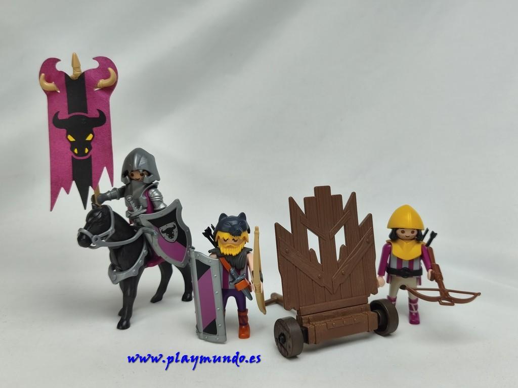 PLAYMOBIL 4437 TROPA DE ATAQUE BARBARA (AÑO 2005)
