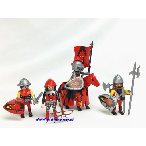PLAYMOBIL  3319 CABALLERO DEL DRAGON Y SOLDADOS (AÑO 2004) [0]