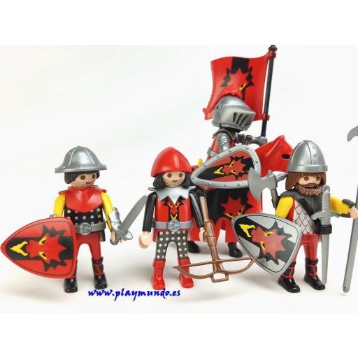PLAYMOBIL  3319 CABALLERO DEL DRAGON Y SOLDADOS (AÑO 2004) [1]