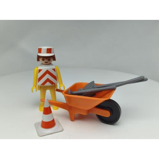 PLAYMOBIL 3311 OPERARIO DE CONSTRUCCION (AÑO 1976)
