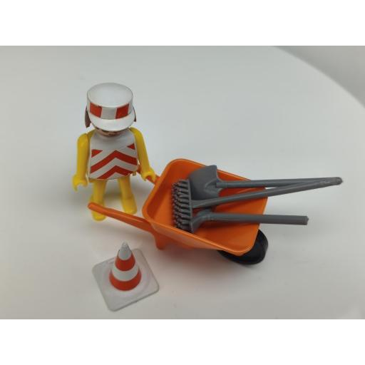 PLAYMOBIL 3313 OPERARIO CONSTRUCCION ( AÑO 1975 - 1980) [1]
