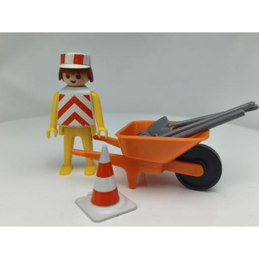 PLAYMOBIL 3313 OPERARIO CONSTRUCCION ( AÑO 1975 - 1980) [2]