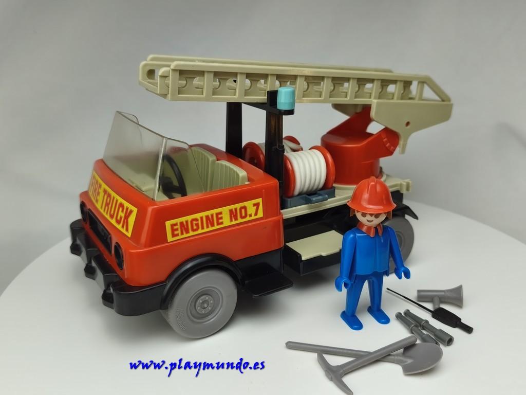 PLAYMOBIL 3236 CAMION DE BOMBEROS (AÑO 1976 - 1978)