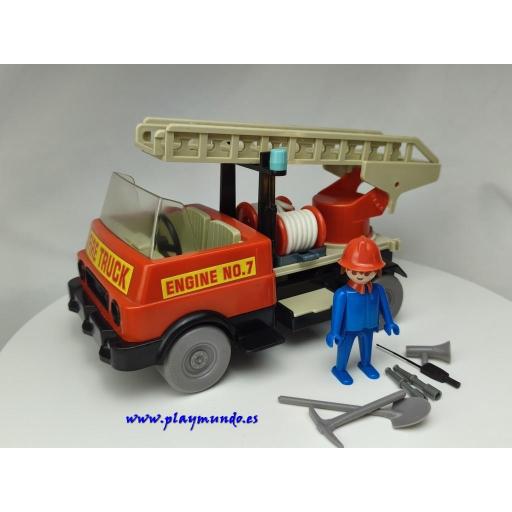 PLAYMOBIL 3236 CAMION DE BOMBEROS (AÑO 1976 - 1978)  [0]