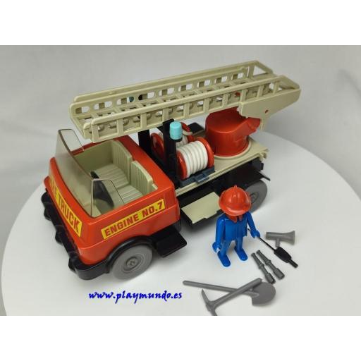 PLAYMOBIL 3236 CAMION DE BOMBEROS (AÑO 1976 - 1978)  [6]
