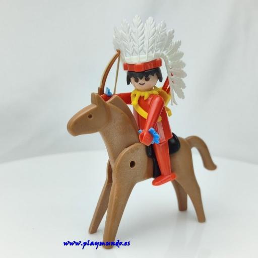 PLAYMOBIL 3351  JEFE INDIO OESTE WESTERN  [3]