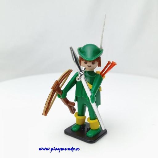PLAYMOBIL 3337   ARQUERO VERDE MEDIEVAL (año 1976 - 1980) [1]
