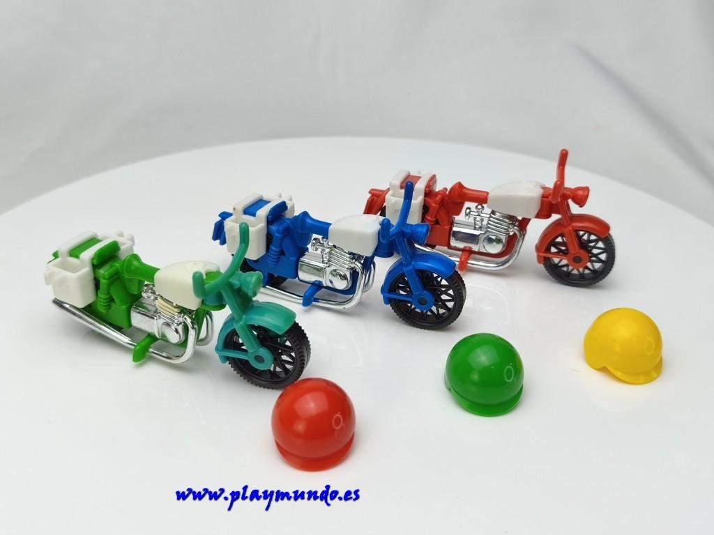 PLAYMOBIL 3208 MOTOCICLETAS (AÑO 1976 - 1982)