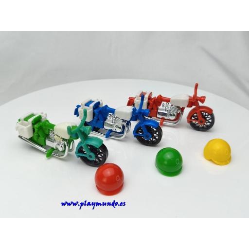 PLAYMOBIL 3208 MOTOCICLETAS (AÑO 1976 - 1982) [0]