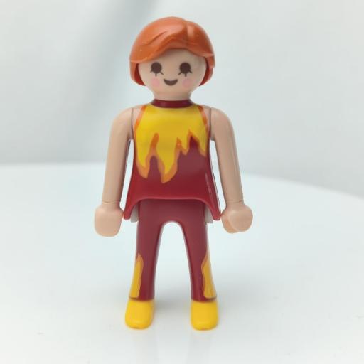 PLAYMOBIL MUJER ACROBATA TRAPECISTA CIRCO MUÑECO CLICK  MOD277 [0]