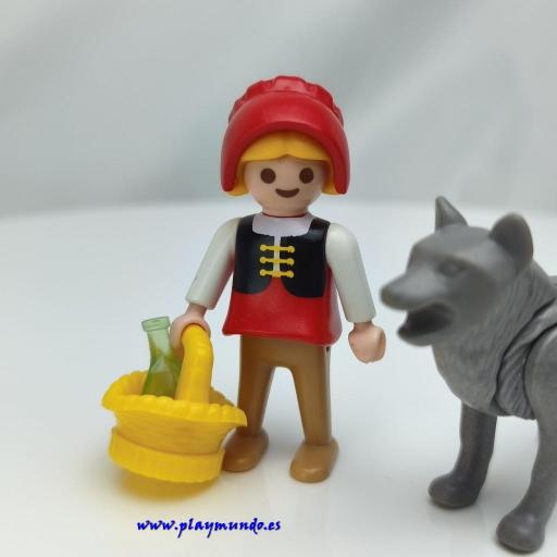 PLAYMOBIL 4562 SPECIAL CAPERUCITA ROJA Y EL LOBO (AÑO 1999 - 2000) [2]