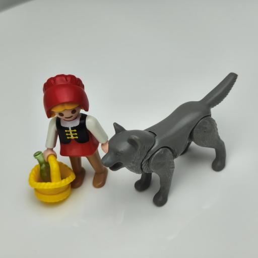PLAYMOBIL 4562 SPECIAL CAPERUCITA ROJA Y EL LOBO (AÑO 1999 - 2000) [1]