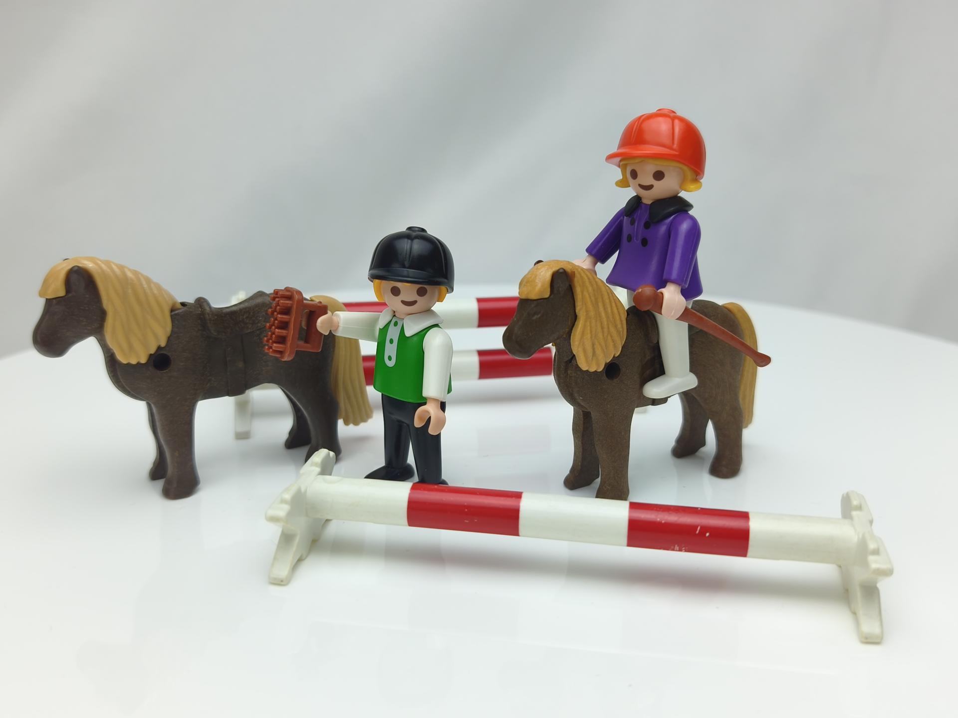 PLAYMOBIL 3714 NIÑOS HIPICA (AÑO 1992 - 2000)