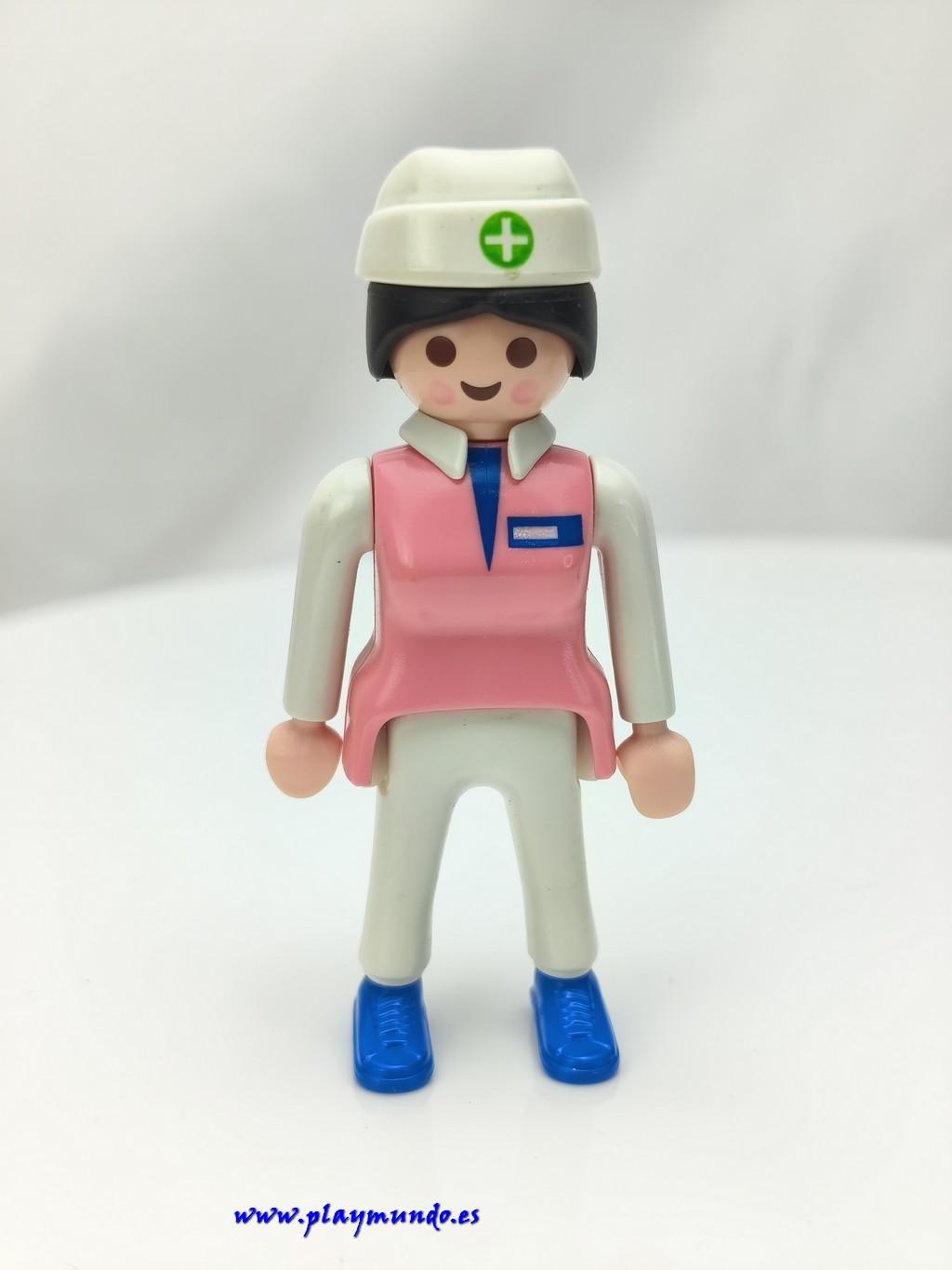 PLAYMOBIL MUJER MUÑECO ENFERMERA CLICK MOD297