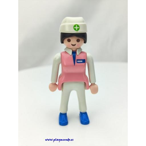 PLAYMOBIL MUJER MUÑECO ENFERMERA CLICK MOD297 [0]