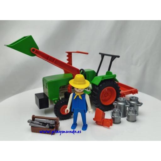 PLAYMOBIL 3500 GRANJERO CON TRACTOR (AÑO 1978 - 1994)