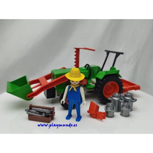 ​PLAYMOBIL 3500 GRANJERO CON TRACTOR (AÑO 1978 - 1994) [1]