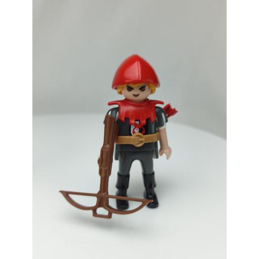 PLAYMOBIL GUERRERO CABALLERO MEDIEVAL MUÑECO CLICK  MOD0974