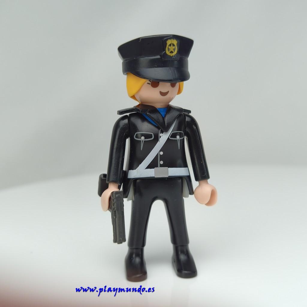 PLAYMOBIL MUJER MUÑECO CLICK POLICIA AGENTE ESPECIAL MOD489