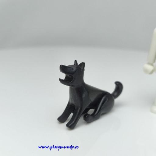 PLAYMOBIL PERRO NEGRO PRIMERA EPOCA  ANIMALES  mod0085 [1]