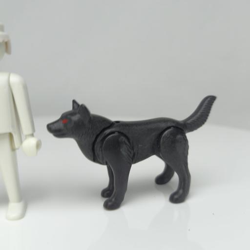 PLAYMOBIL LOBO NEGRO PERRO ANIMALES  mod0048 [1]
