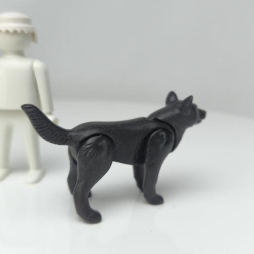 PLAYMOBIL LOBO NEGRO PERRO ANIMALES  mod0048 [0]