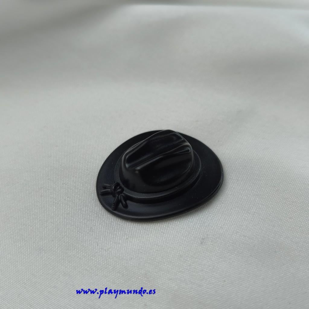 PLAYMOBIL SOMBRERO OESTE NEGRO MOD025