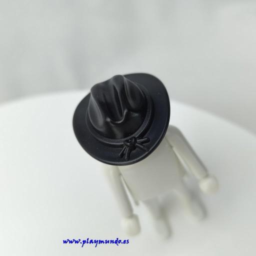 PLAYMOBIL  SOMBRERO OESTE NEGRO MOD025 [1]