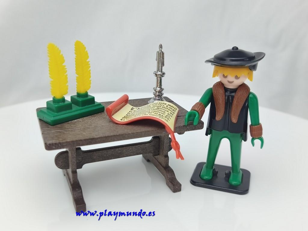PLAYMOBIL 3375 ESCRIBANO MEDIEVAL (AÑO 1977 - 1980)
