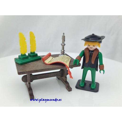 PLAYMOBIL 3375 ESCRIBANO MEDIEVAL (AÑO 1977 - 1980) [0]