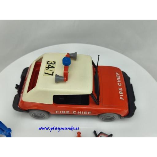 PLAYMOBIL 3216 COCHE DE BOMBEROS - FIRE CHIEF (AÑO 1977 - 1980) [2]